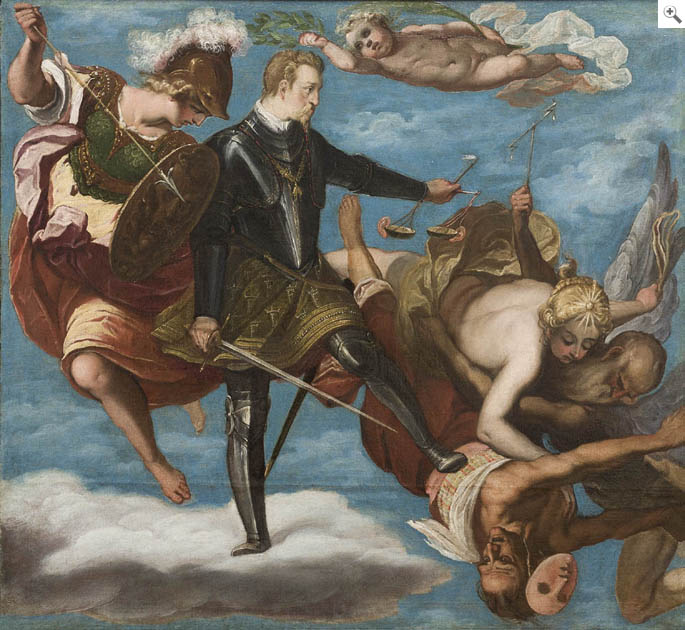 Allegorie des Erzherzogs Ferdinand als Gegenreformator