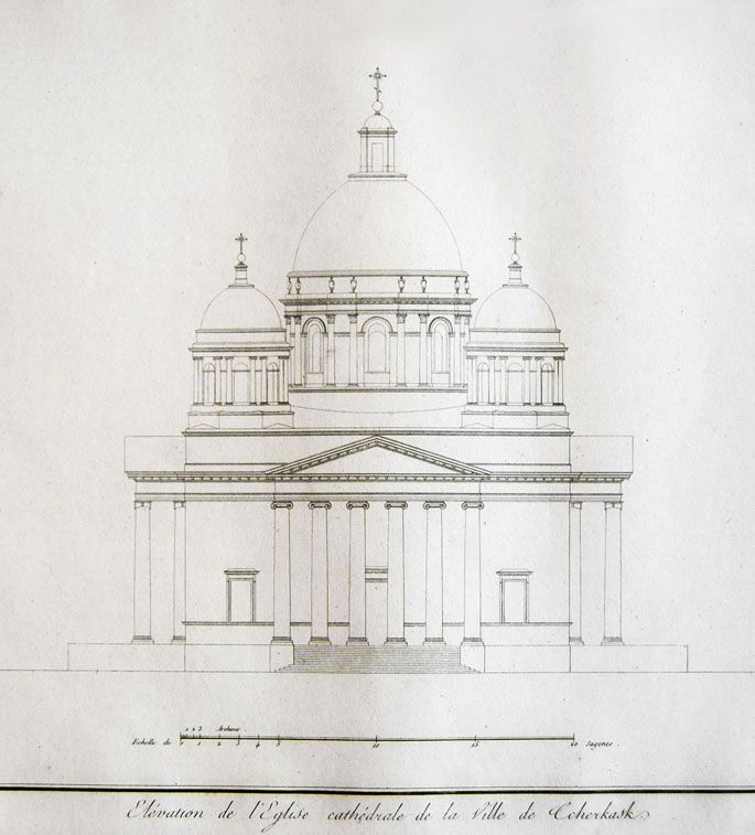 Luigi Rusca, progetto per la cattedrale di Novočerkassk