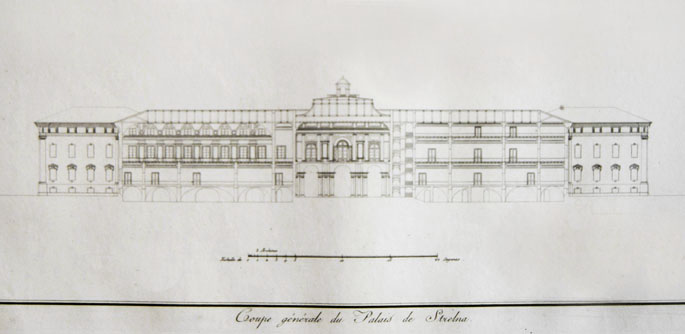 Luigi Rusca, progetto del palazzo di Costantino