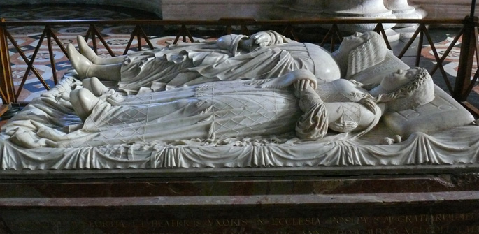 Monumento funebre di Ludovico Sforza e Beatrice d'Este nella Certosa di Pavia (I)