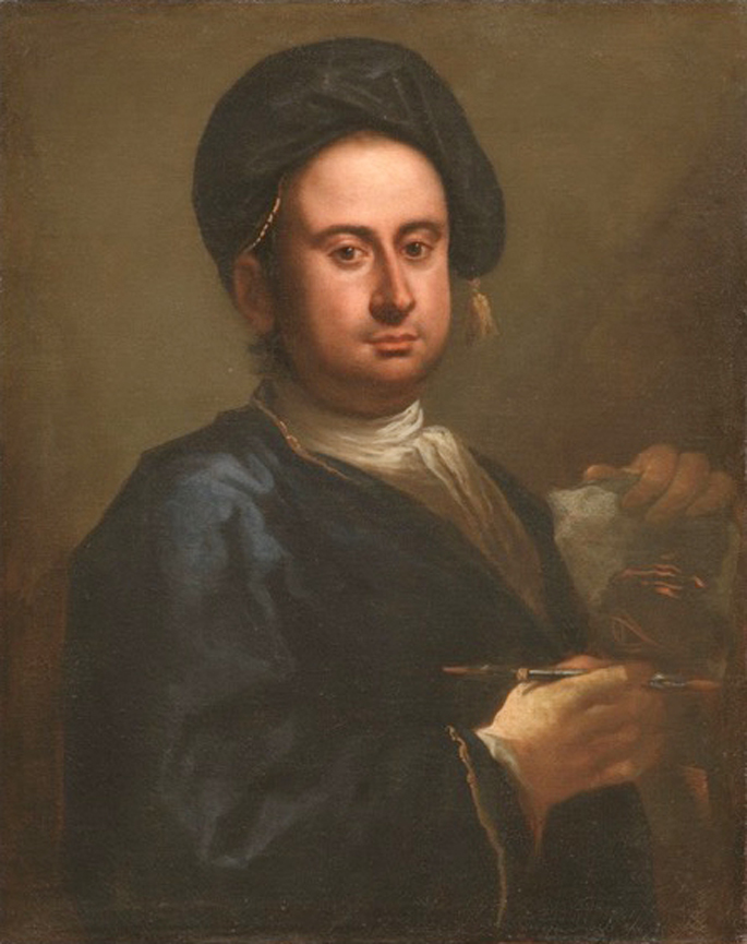Taddeo Mazzi, Selbstportrait, 1712